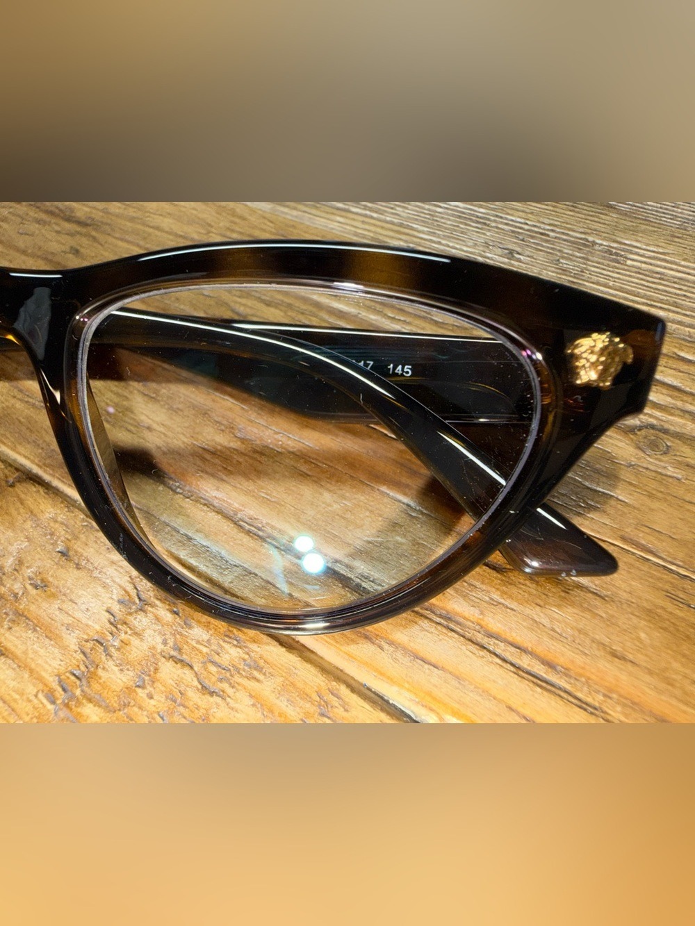 Versace VE3364U Tortoise Shell Cat Eye Frames – Medusa Logo – With Case - Picture 14 of 14